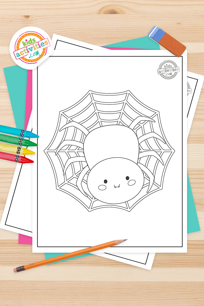 Adorable free spider coloring pages kids activities blog