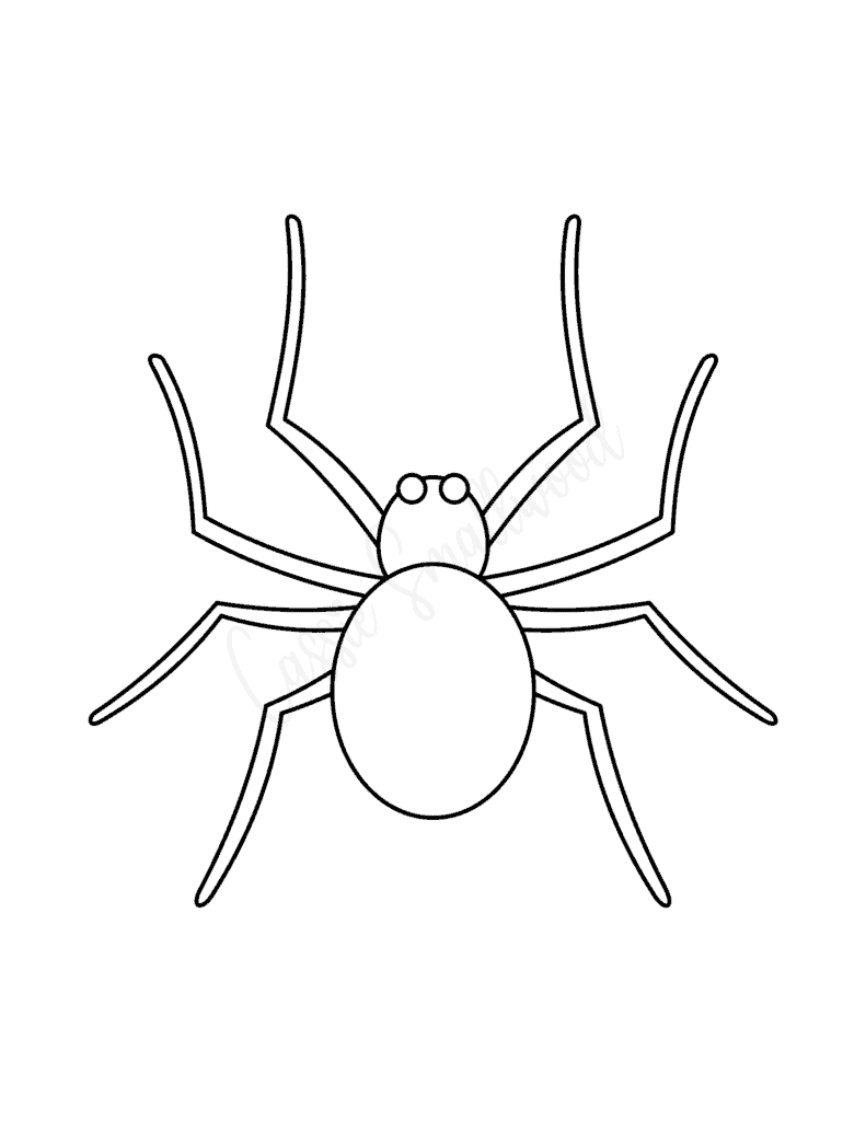 Free printable spider templates