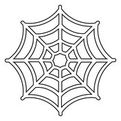 Spider web emoji coloring page free printable coloring pages