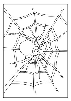 Celebrate halloween with the printable spider web coloring pages collection pdf