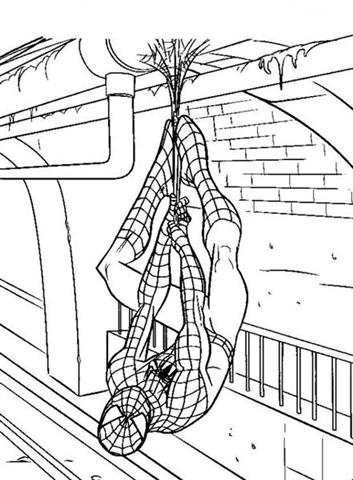 Spiderman coloring pages team colors