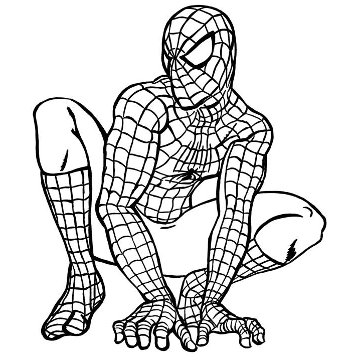 Free spiderman cartoon coloring pages download free spiderman cartoon coloring pages png images free cliparts on clipart library