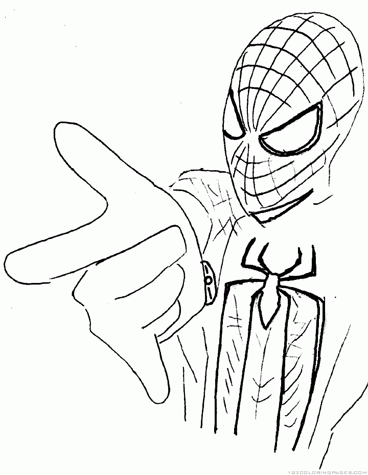 Spiderman coloring pages