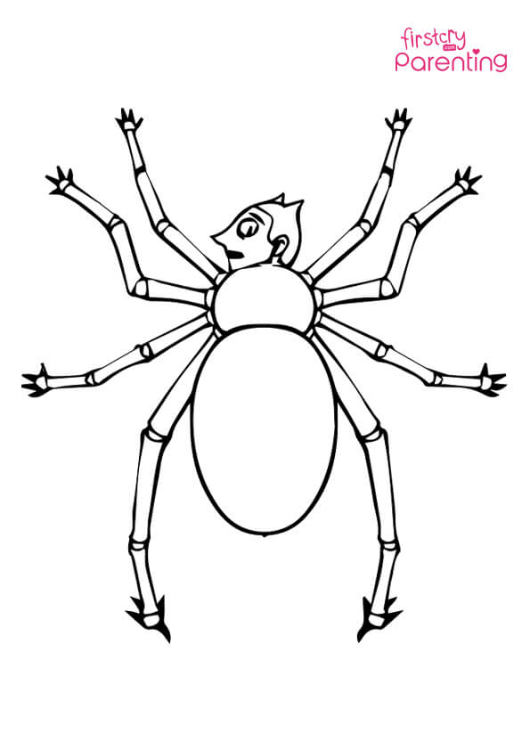 Easy printable spiderman coloring pages for kids