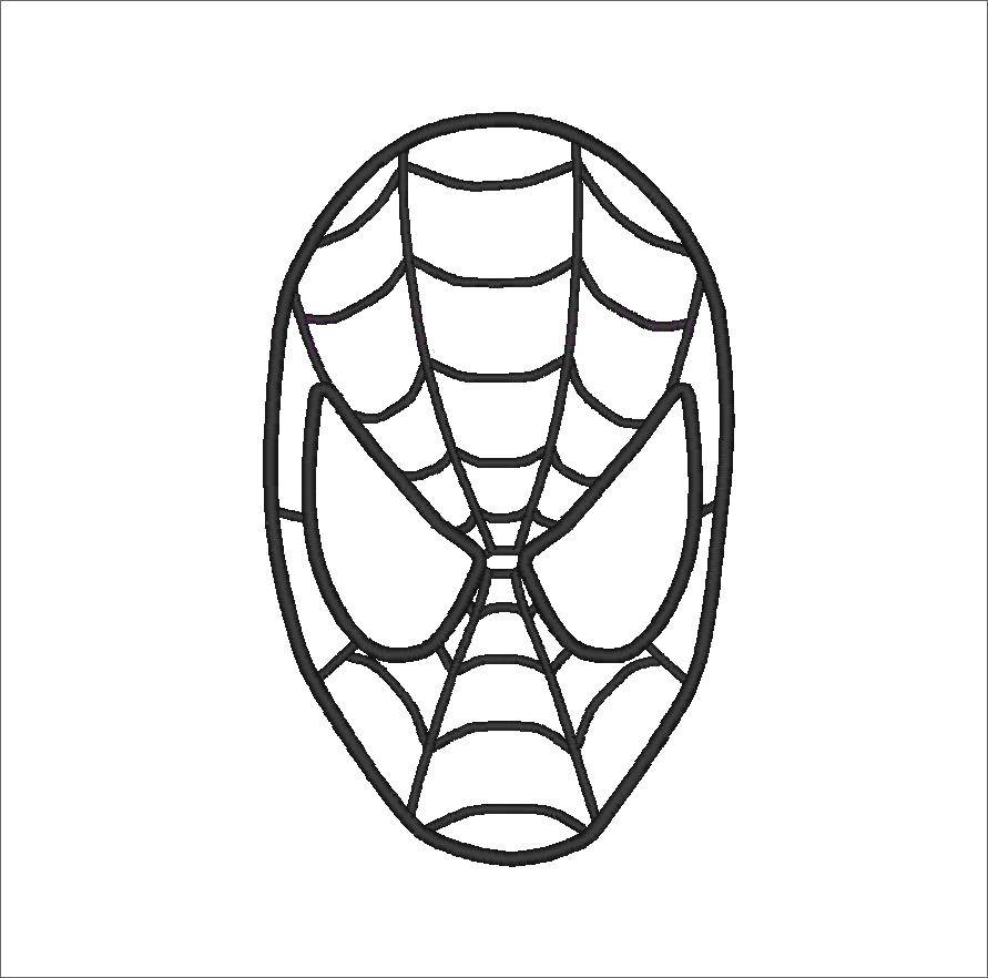 Online coloring pages coloring page the mask spider man superheroes download print coloring page