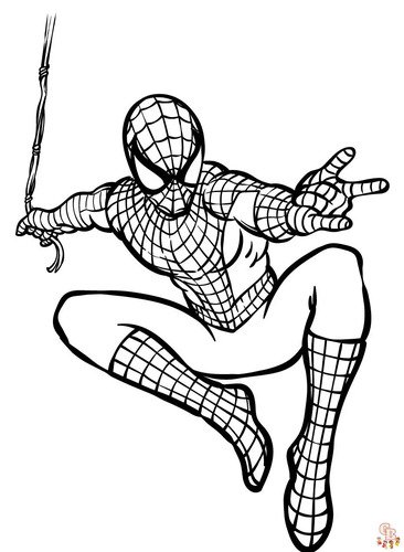 Spiderman coloring pages