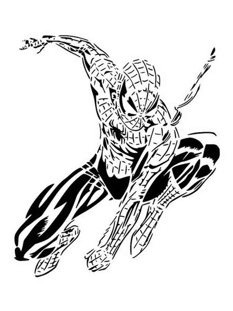 Spiderman stencils