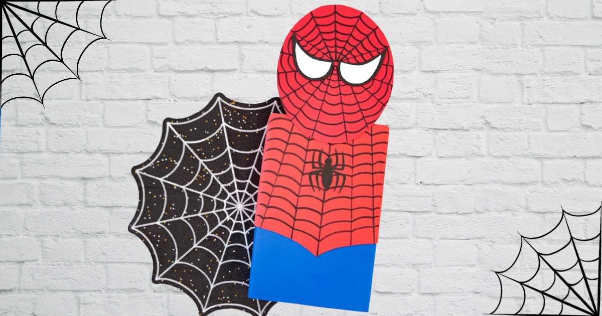 Spiderman valentine box with printable template