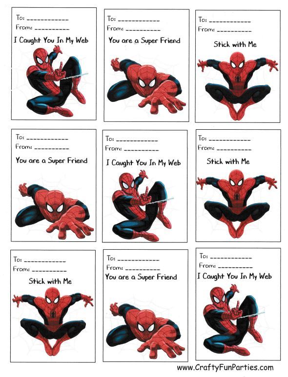 Printable spiderman valentines valentines printables free printable valentines cards spiderman valentine cards