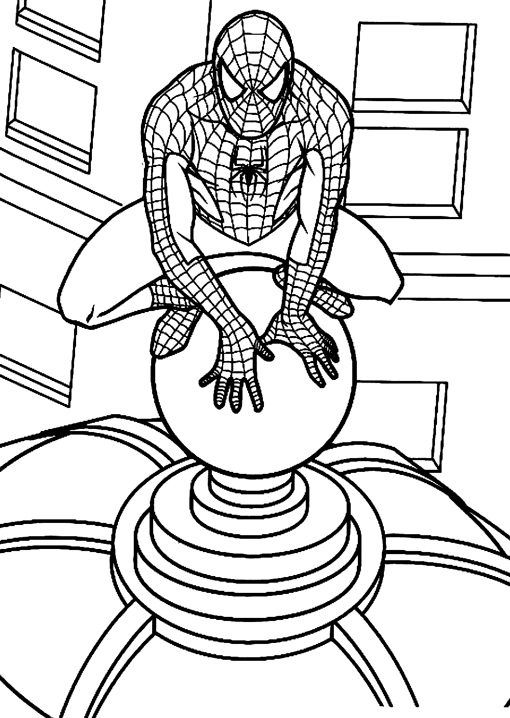 Spiderman coloring pages printable for free download