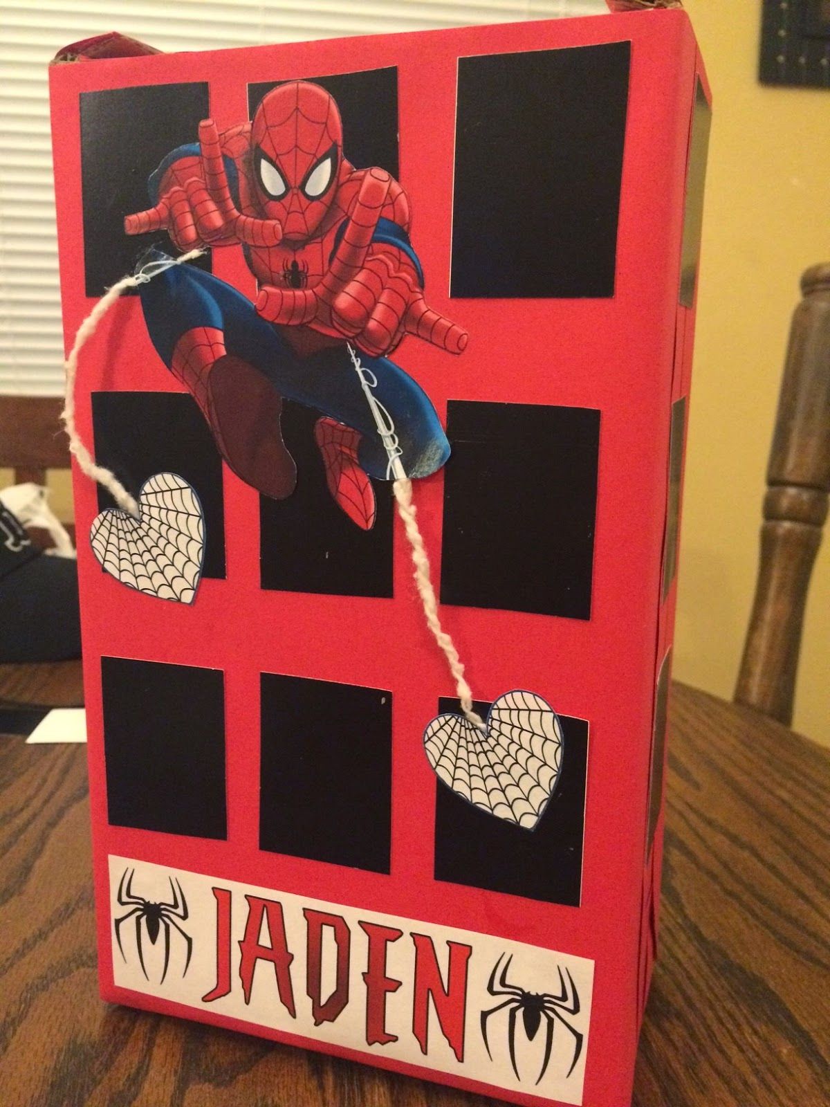 Spiderman valentines day box kids valentine boxes valentine day boxes boys valentines boxes