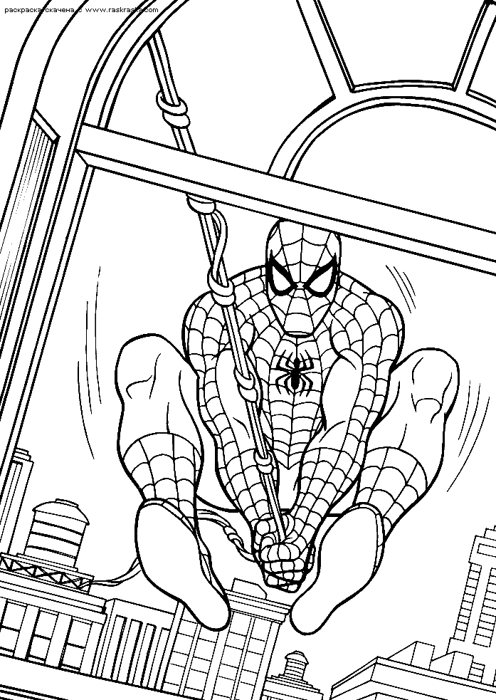 Spiderman coloring pages printable for free download