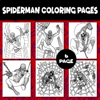 Spiderman movie coloring pages