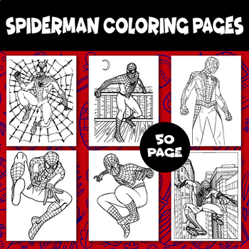 Spiderman movie coloring pages