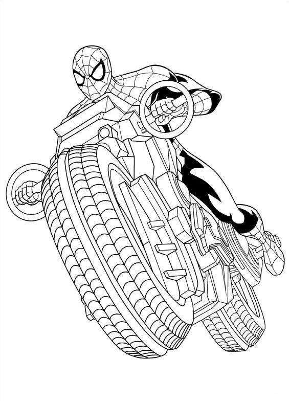 Spiderman coloring pages printable for free download