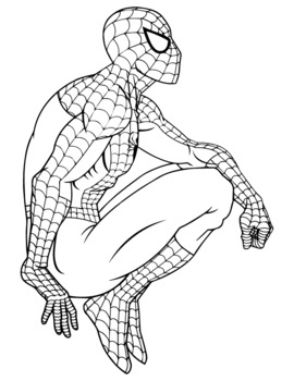 Spiderman movie coloring pages