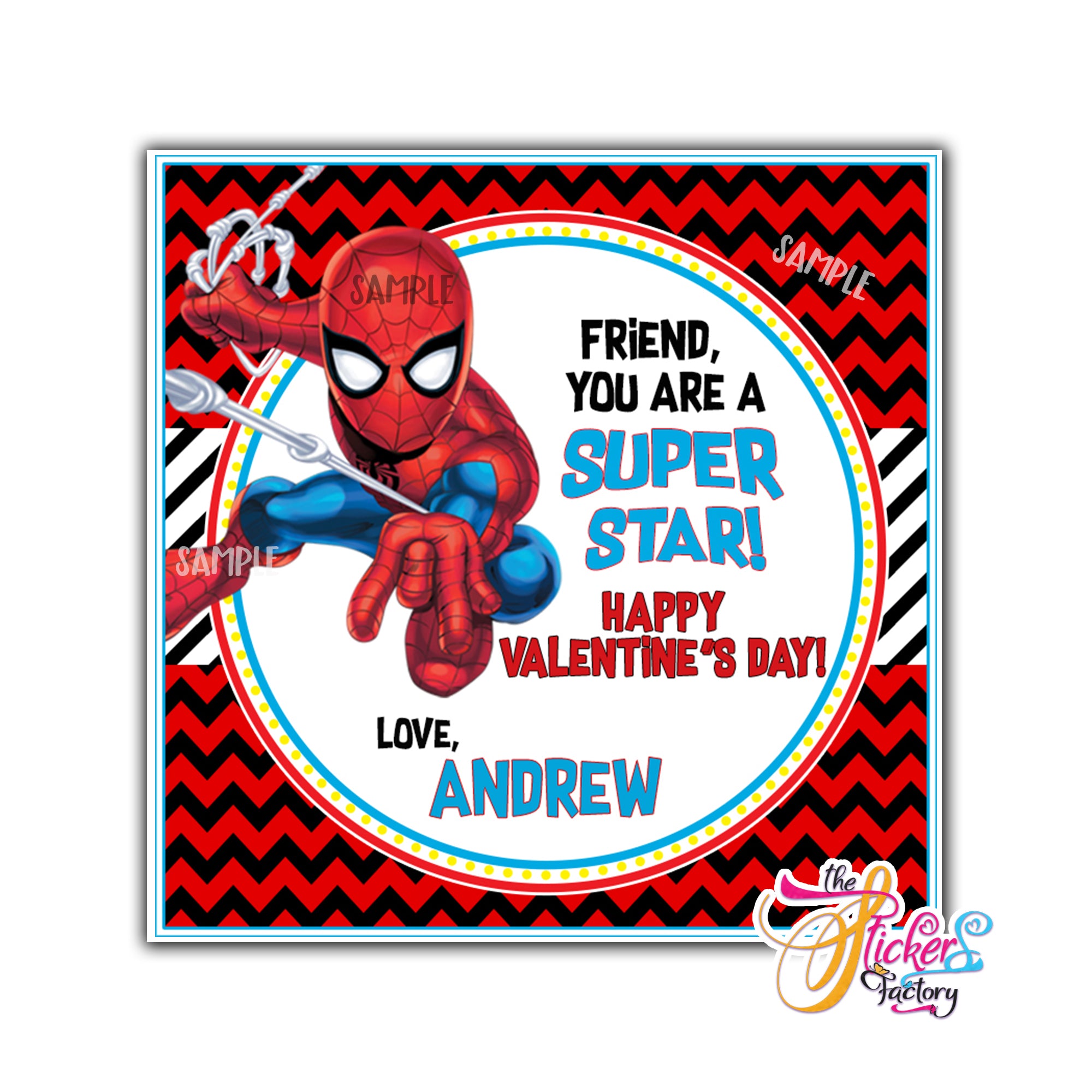 Valentines day custom printable tags