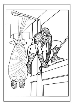 Let your childs creativity soar with printable spiderman coloring pages pdf