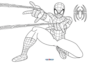 Printable spiderman coloring pages for kids