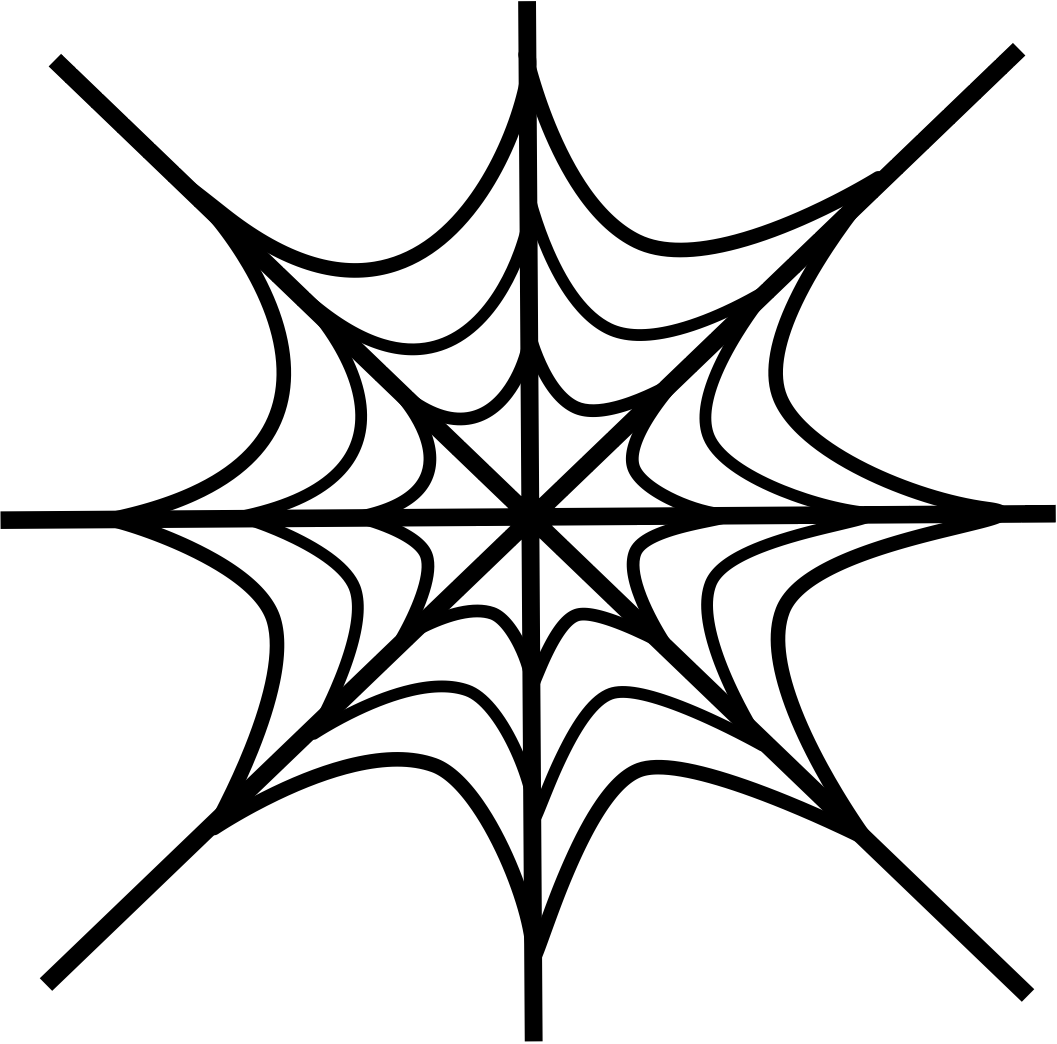 Free printable spider web coloring pages for kids