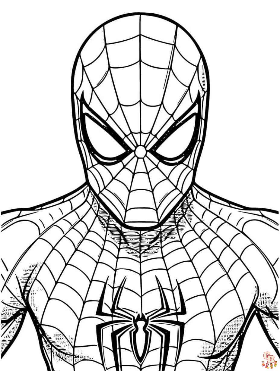 Explore our collection of printable spiderman coloring pages free