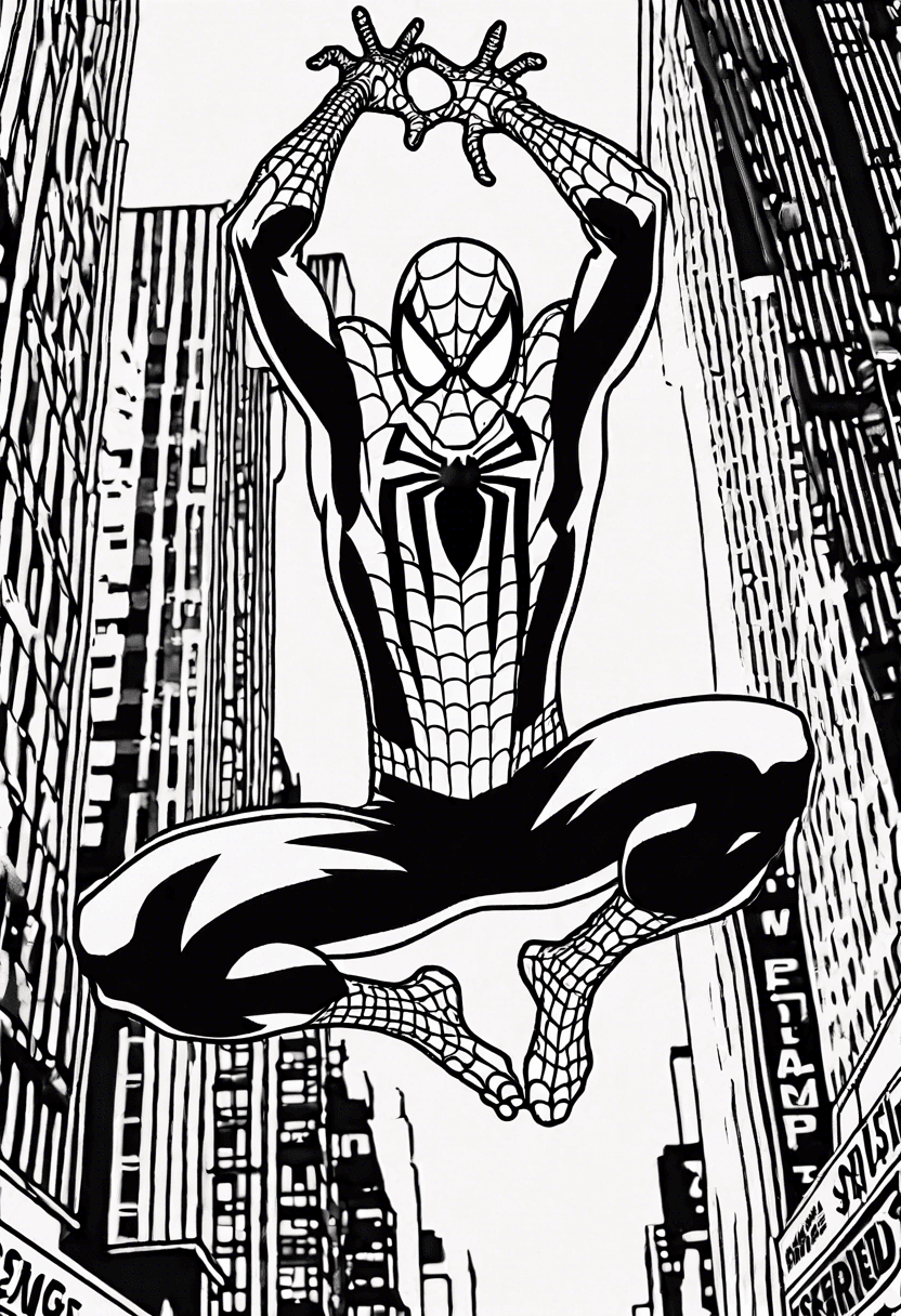 Spiderman coloring pages