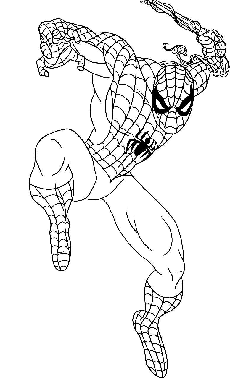 Spiderman coloring pages printable for free download