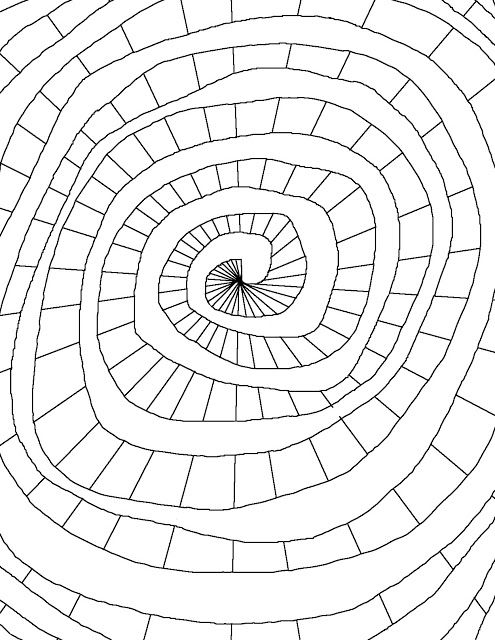 Color spiral coloring books shape coloring pages coloring pages