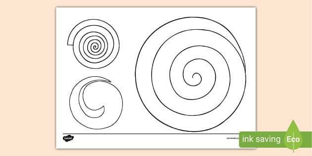 Spiral colouring page teacher made