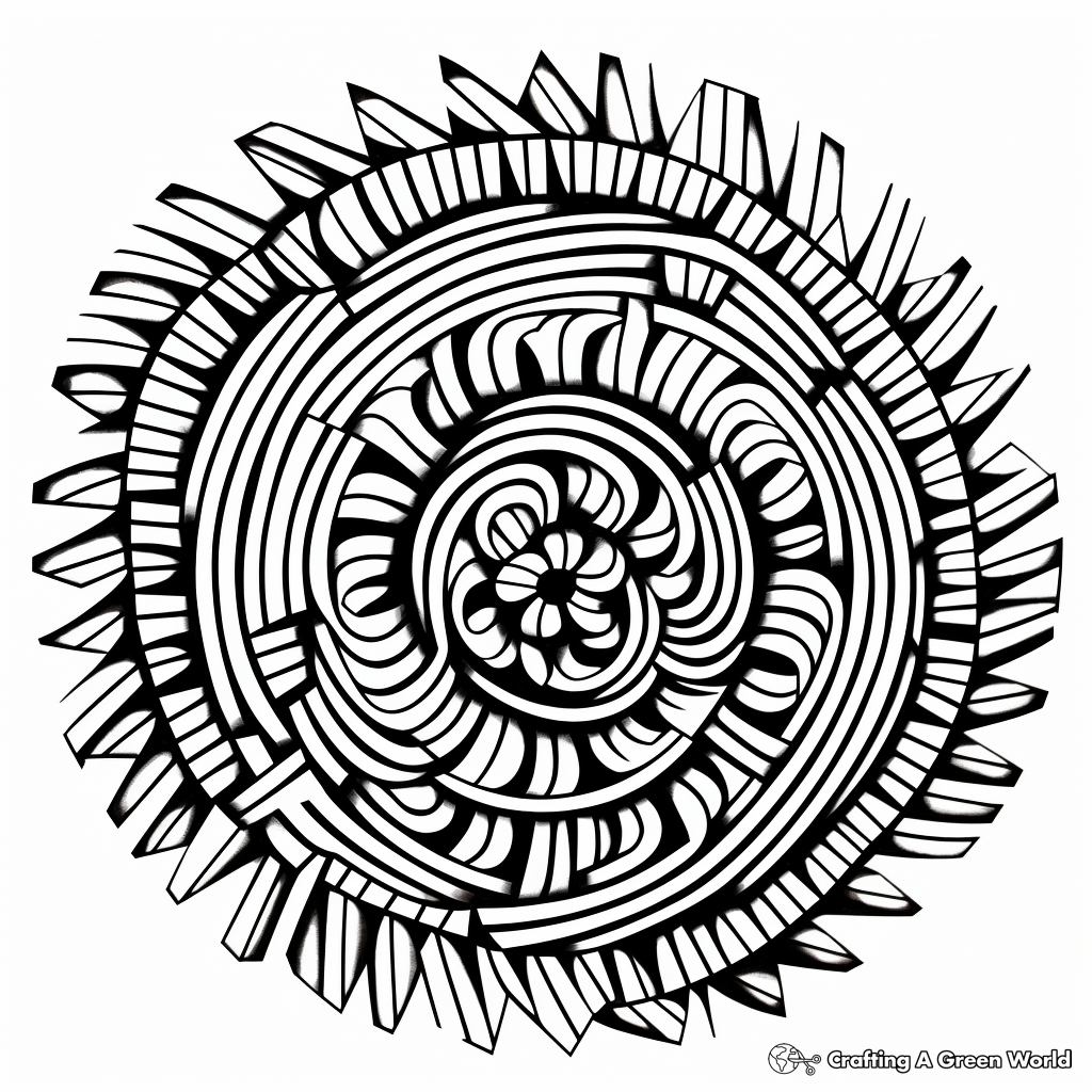 Swirl coloring pages