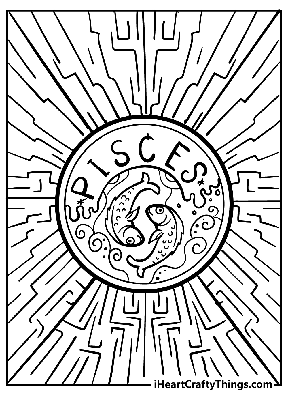 Zodiac sign coloring pages free printables