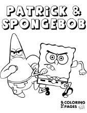 Spongebob coloring pages to print