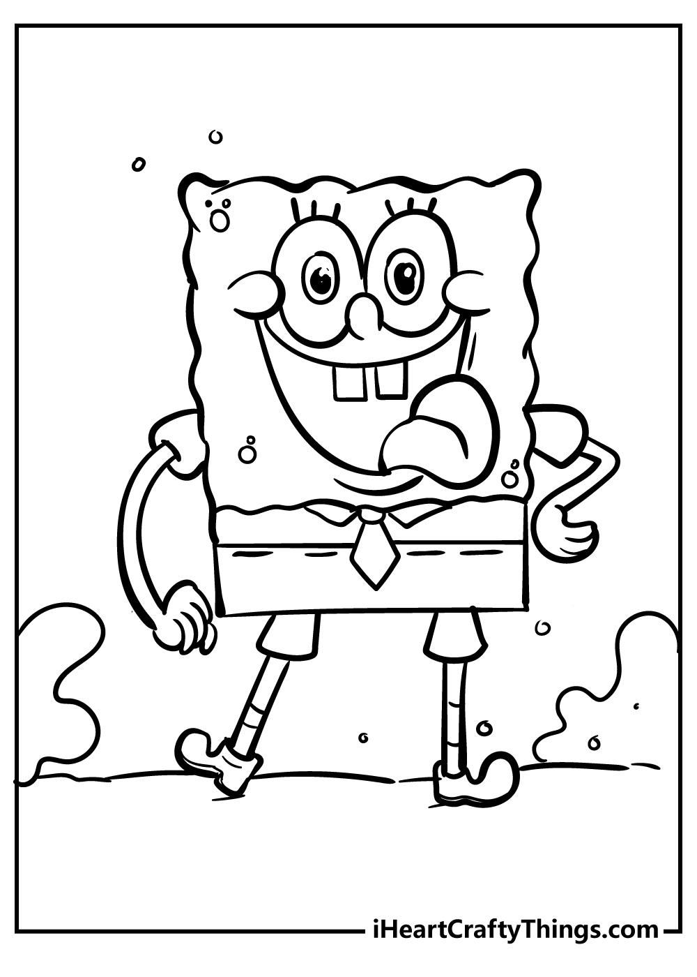 Spongebob coloring pages free printables