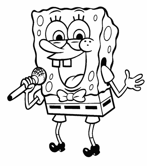 Spongebob pages â printable pages
