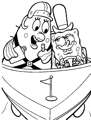 Spongebob squarepants coloring pages sheets printable free