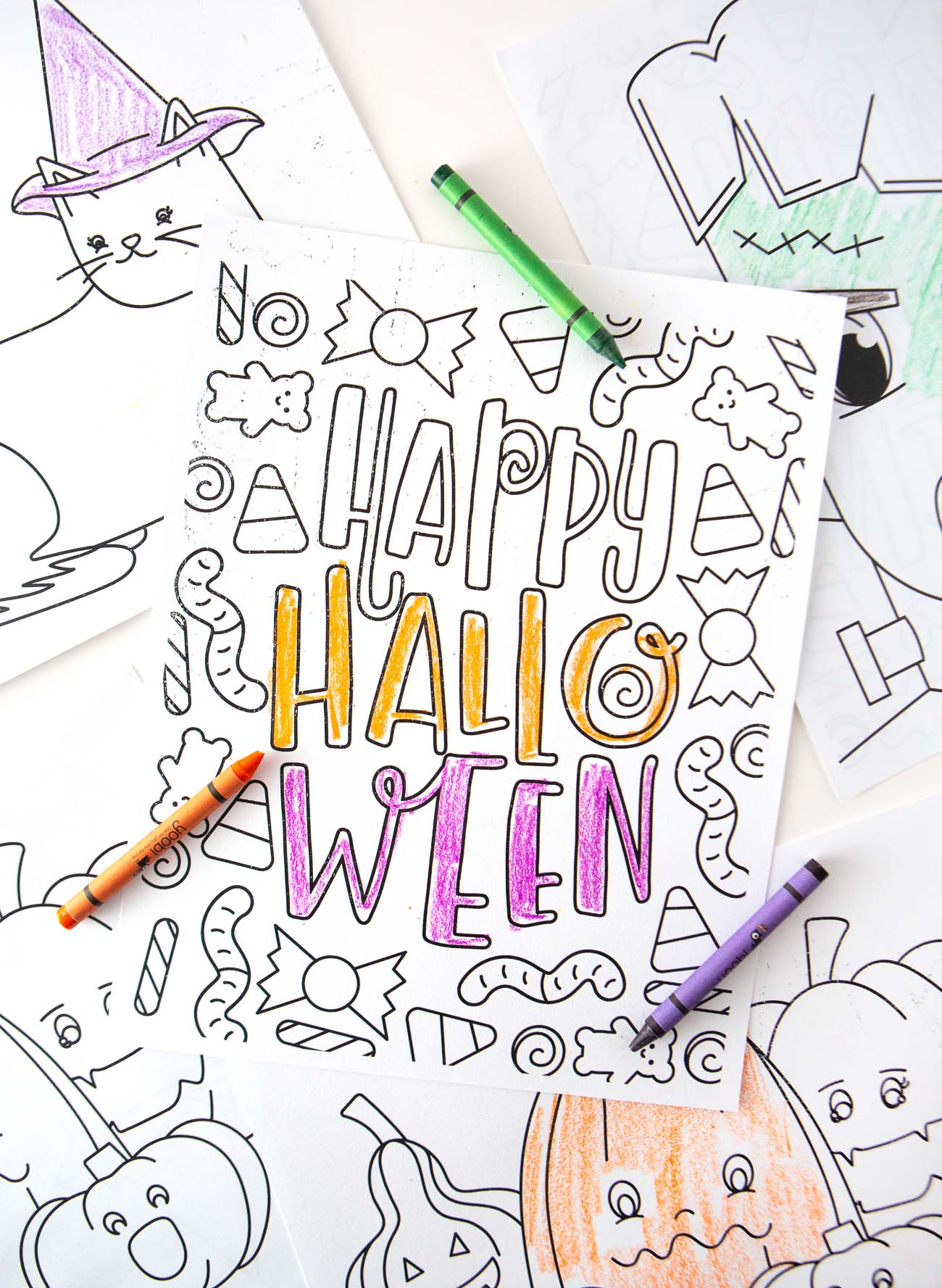 Free halloween coloring pages