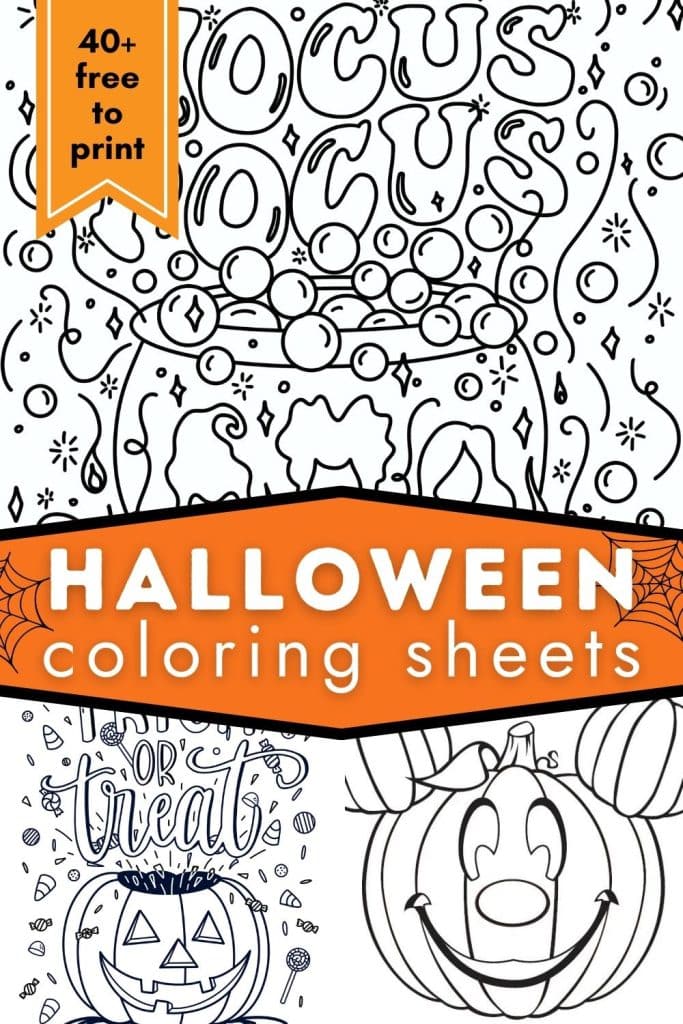 Free printable halloween coloring pages for all ages