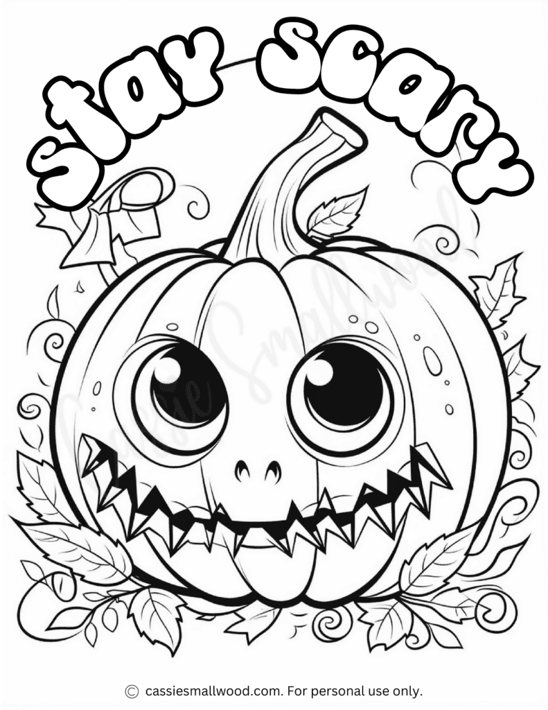 Awesome halloween coloring pages