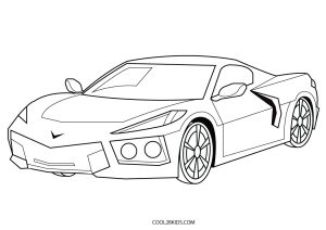 Free printable sports car coloring pages for kids