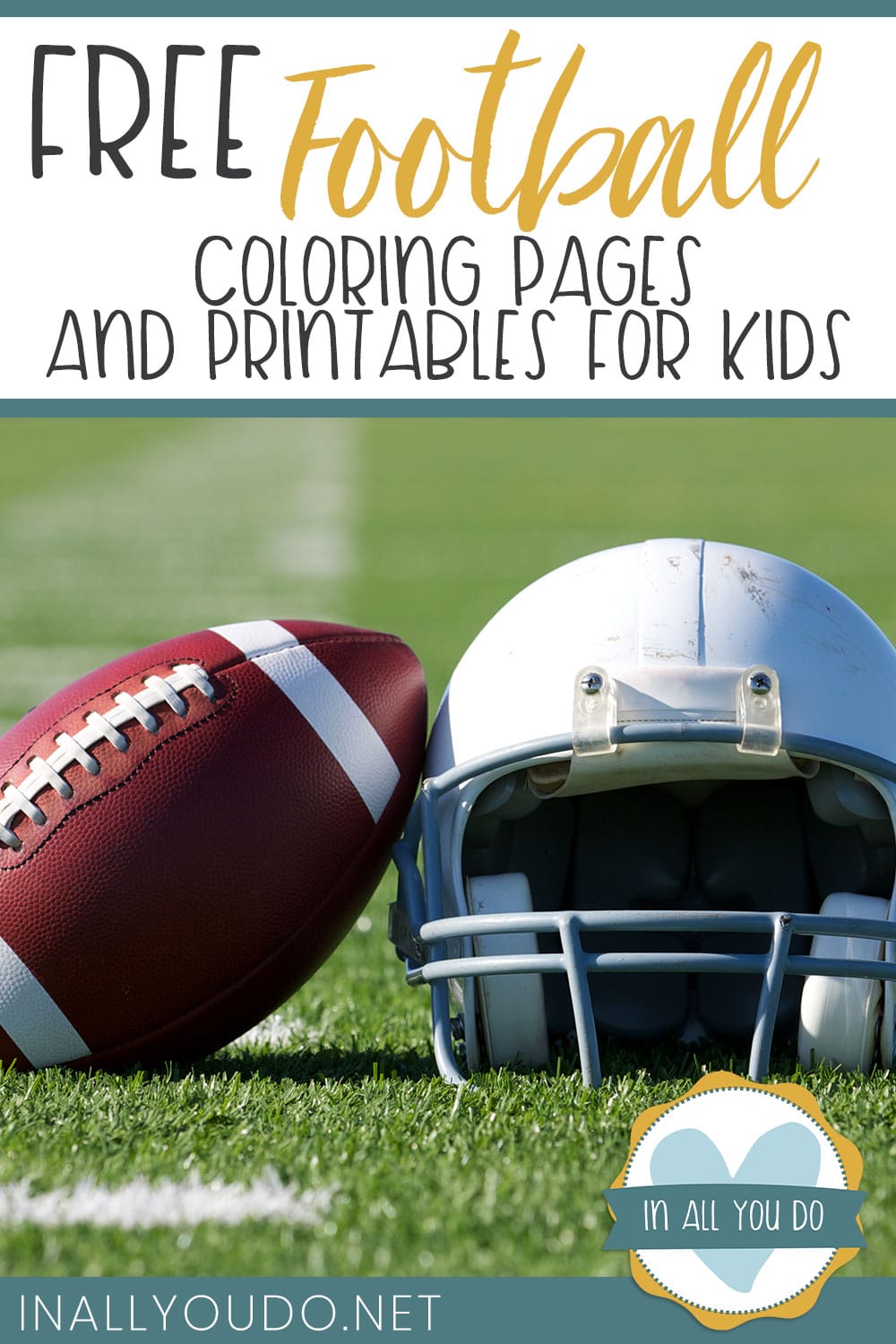 Free football coloring pages and printables for kids â in all you do