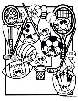 Sports coloring pages