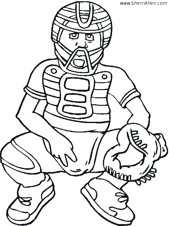 Free sports coloring pages from