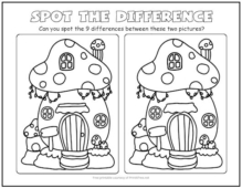Free printable spot the difference picture puzzles print it free