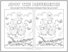 Free printable spot the difference picture puzzles print it free