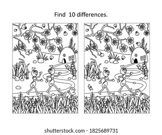 Spot difference black white images stock photos d objects vectors