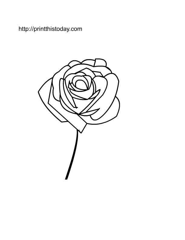 Free printable spring flowers coloring pages