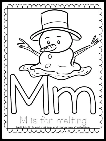 Spring alphabet letters coloring pages free printables â the art kit
