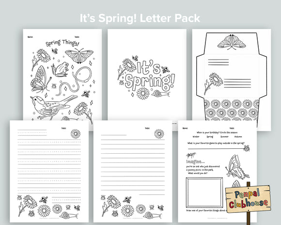 Spring letter pack â mornings together