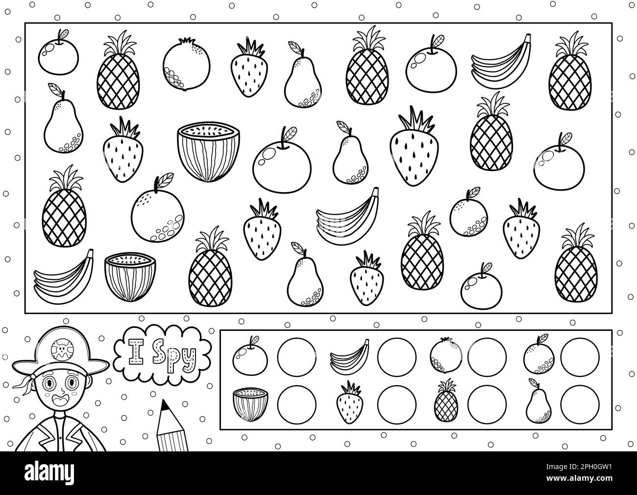 I spy stock vector images