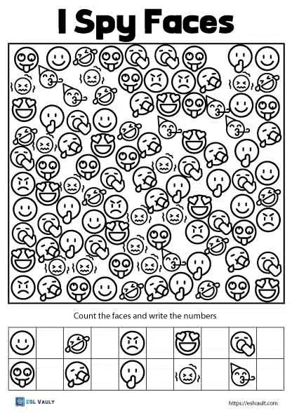 Free printable i spy coloring pages